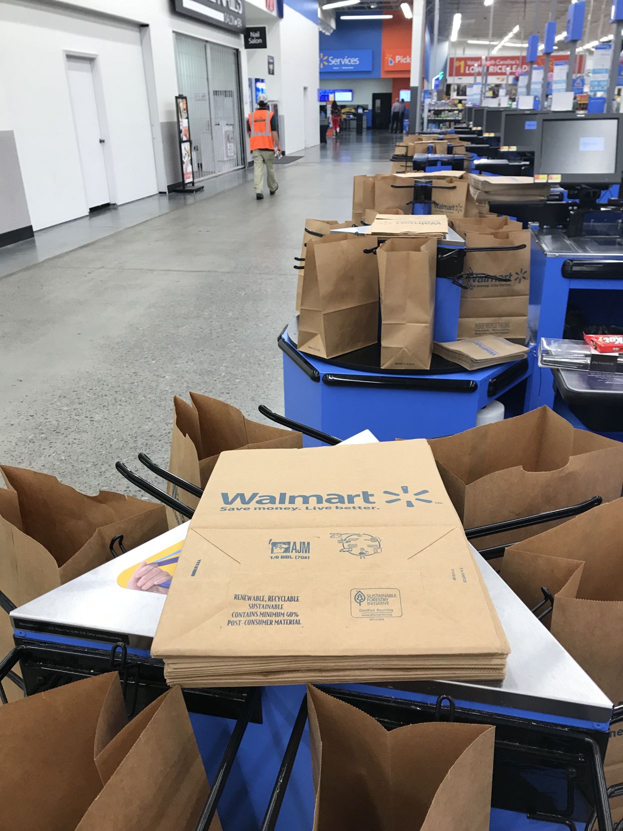 Walmart paper bags